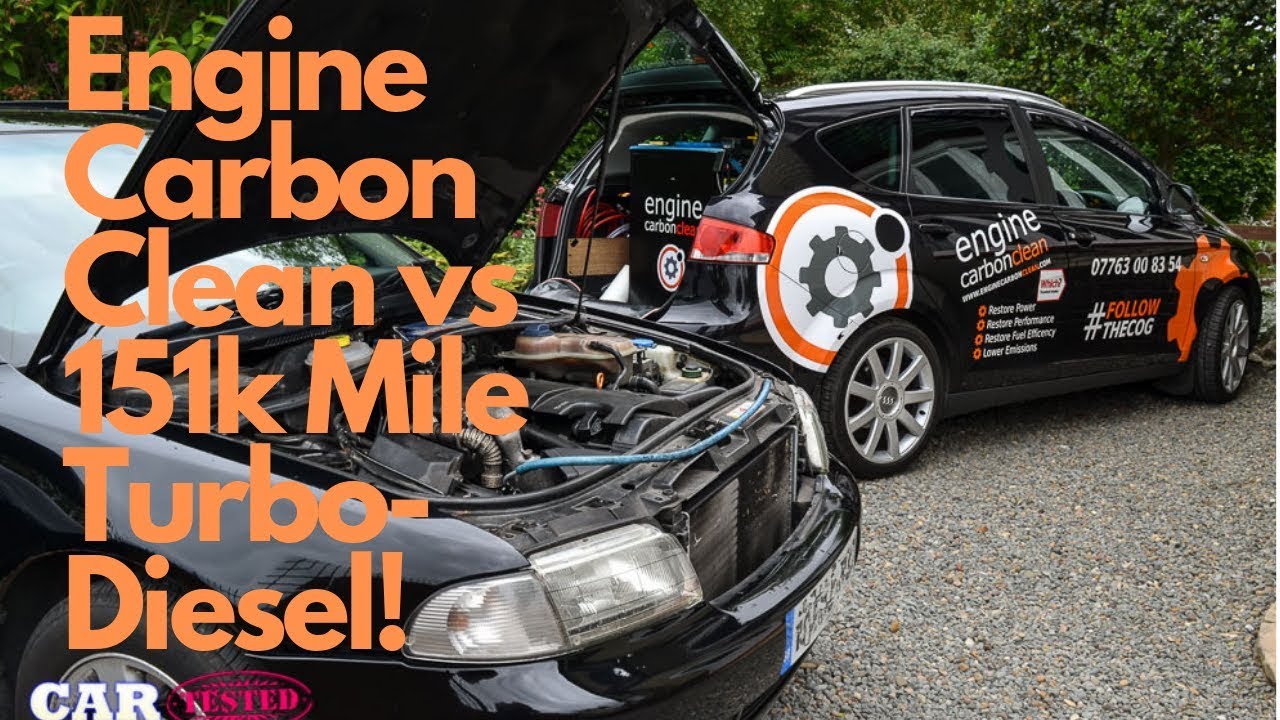 Двигатель Carbon Clean против жестко работающего 151-тысячного милевого Audi Turbo-Diesel!