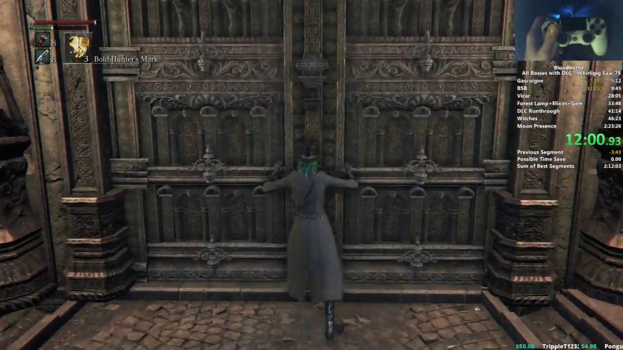 Bloodborne All Bosses Whirligig Saw Speedrun