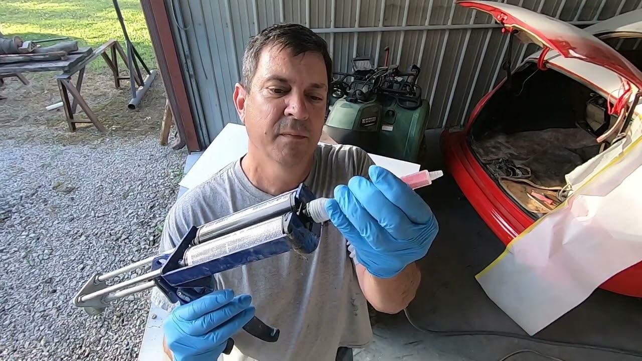 How to Use 2K Seam Sealer for drip rails #diy #bodyshops