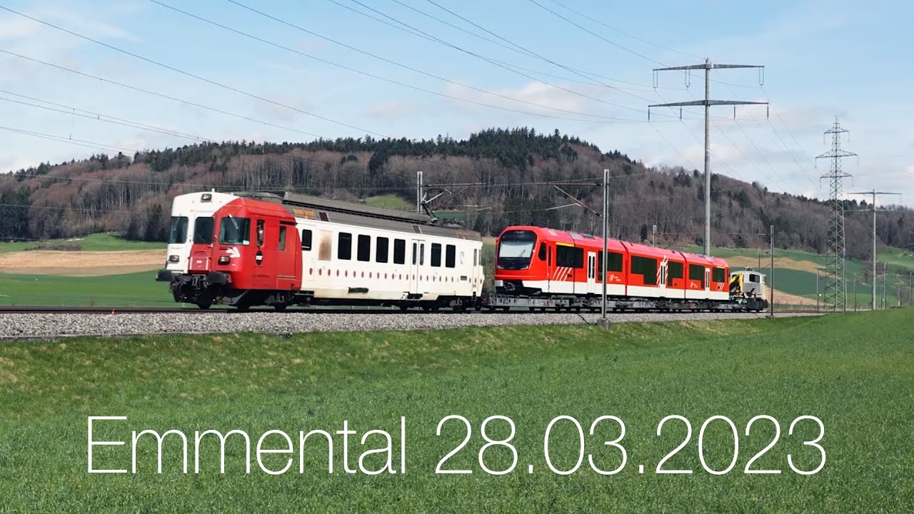 Trainspotting: rail traffic in Emmental (BE) - 28.03.2023