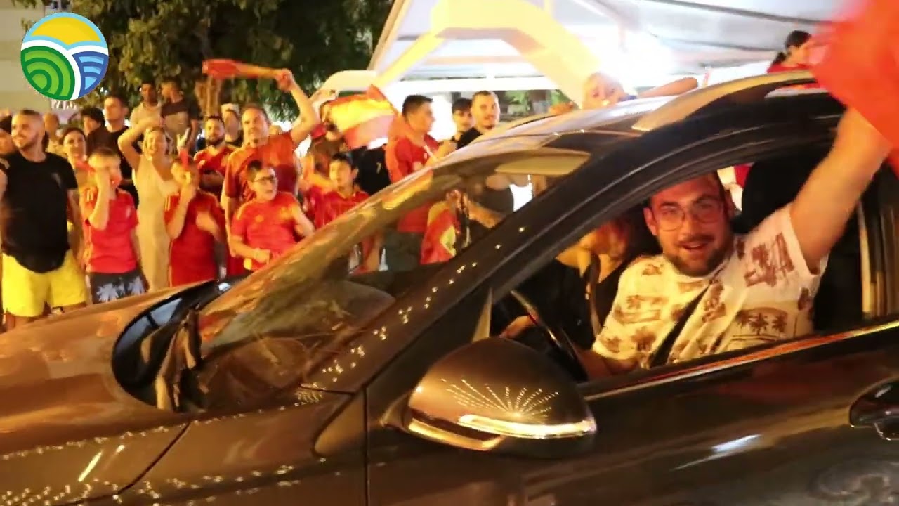 Euro Cup win celebrations 2024