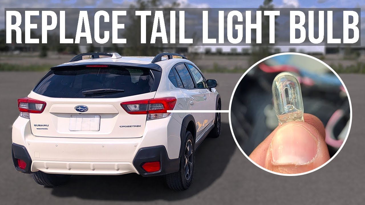 How to Replace Taillight Bulb - Subaru Crosstrek (2018-2023)