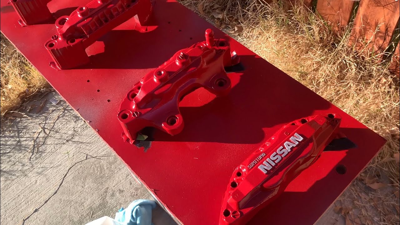 300zx Calipers Rebuild / Paint !!!