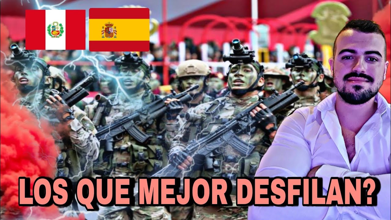 EX MILITAR ESPAÑOL REACCIONA AL IMPRESIONANTE EJÉRCITO DE PERÚ DURANTE EL DESFILE MILITAR DE 2025!