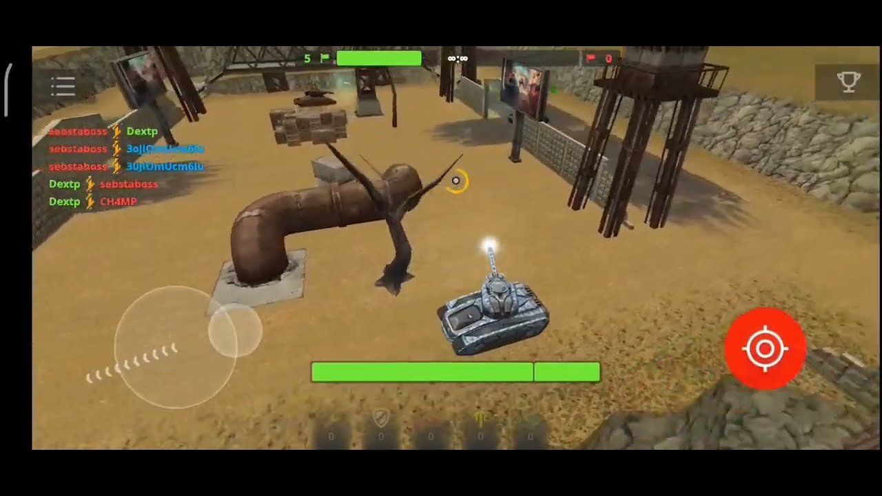 3oJIOmUcm6lu & Dextp(King) vs CH4MP & sebstaboss/Gameplay [6:0] [TANKI ONLINE] #3