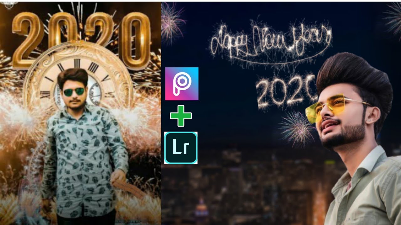 New Year 2020 photo editing| Happy New year 2020 photo editing|Picsart photo editing|New year editng