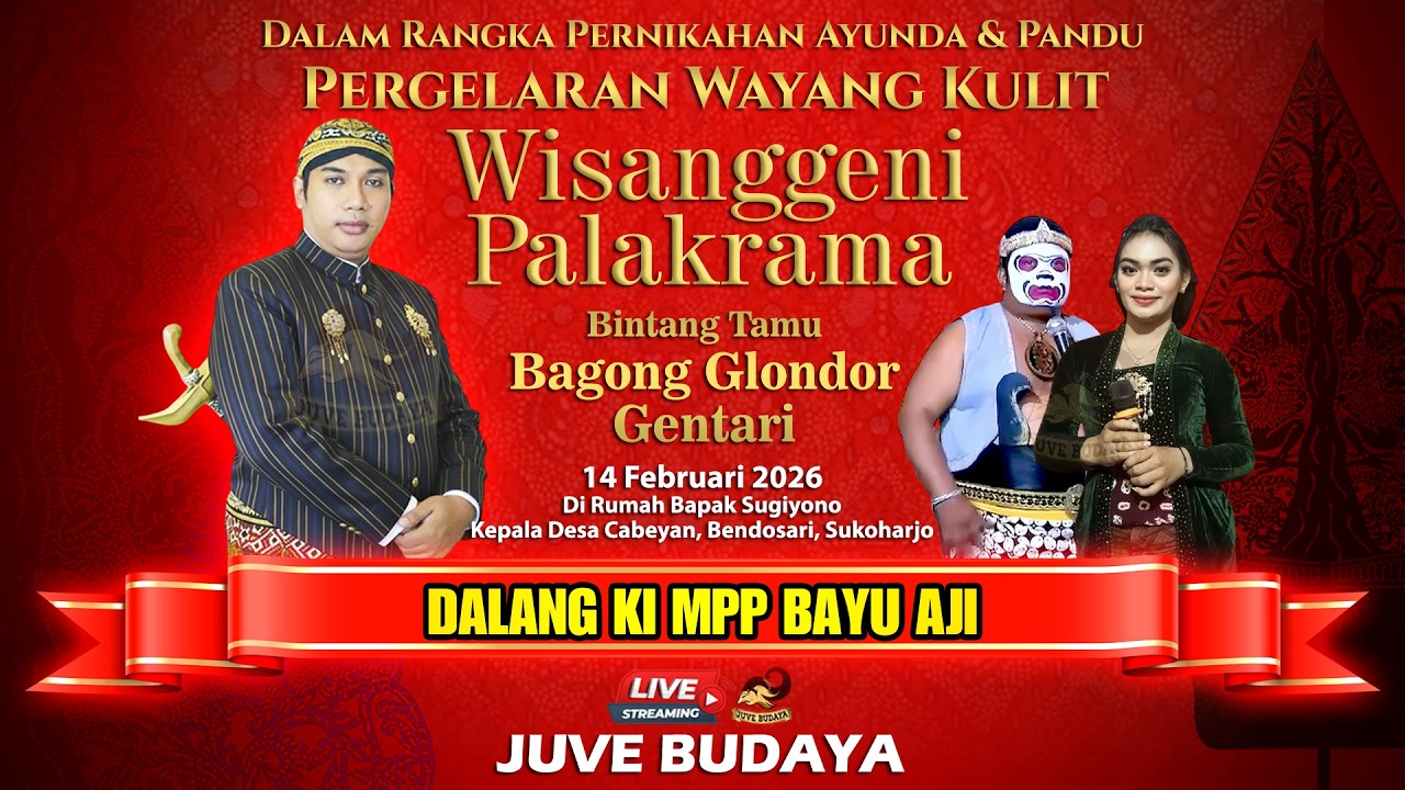 🔴LIVE WAYANG KULIT KI BAYU AJI - WISANGGENI PALAKRAMA - BAGONG GLONDOR & GENTARI - 14 FEB 2026