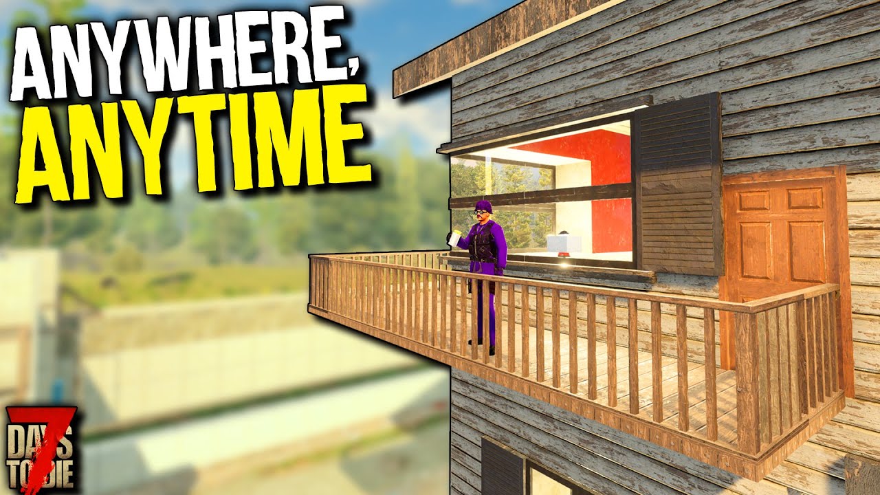 Zombies HATE This ONE SIMPLE BASE TRICK! - 7 Days to Die: Anywhere, Anytime! - Day 65