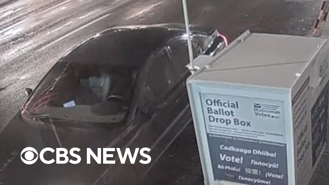 Search underway for person suspected of setting ballot boxes on fire
