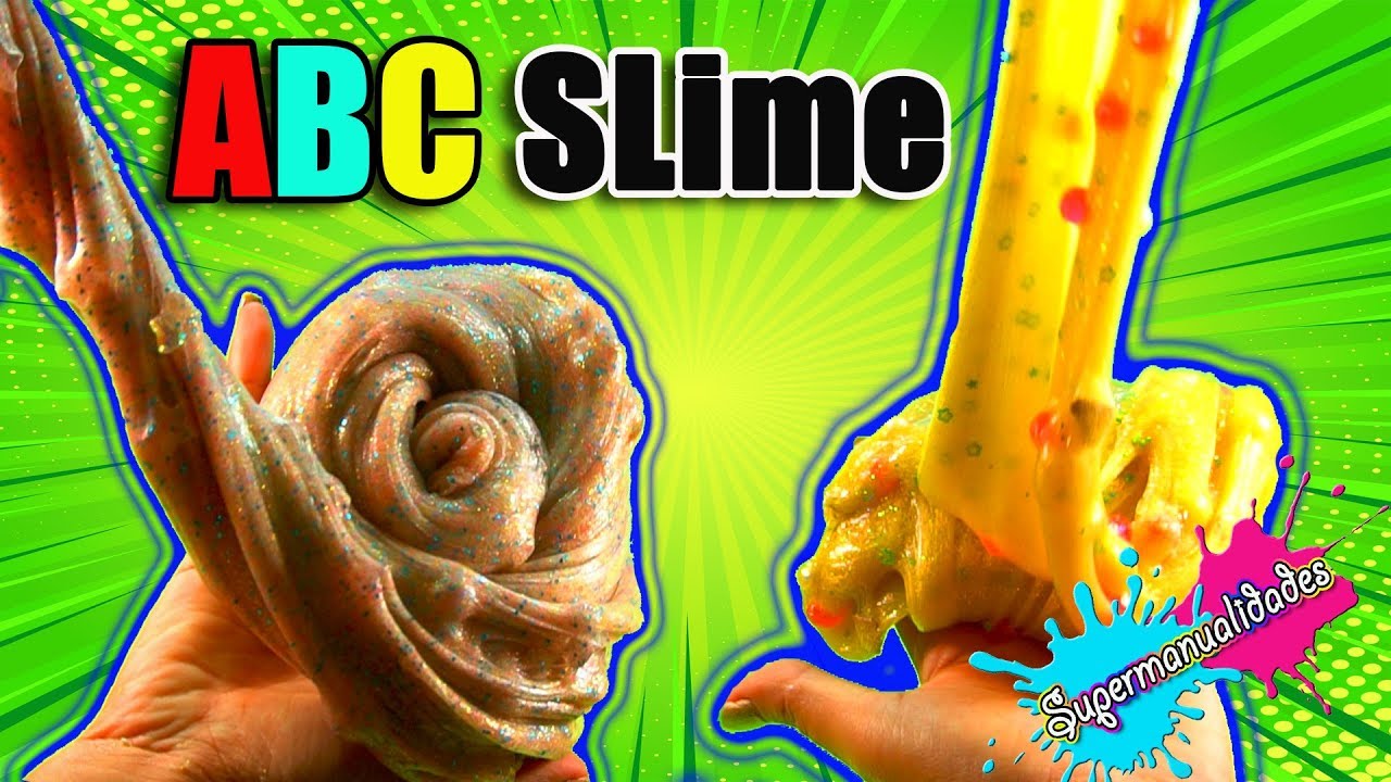 Haciendo Slime en orden alfabético - Supermanualidades