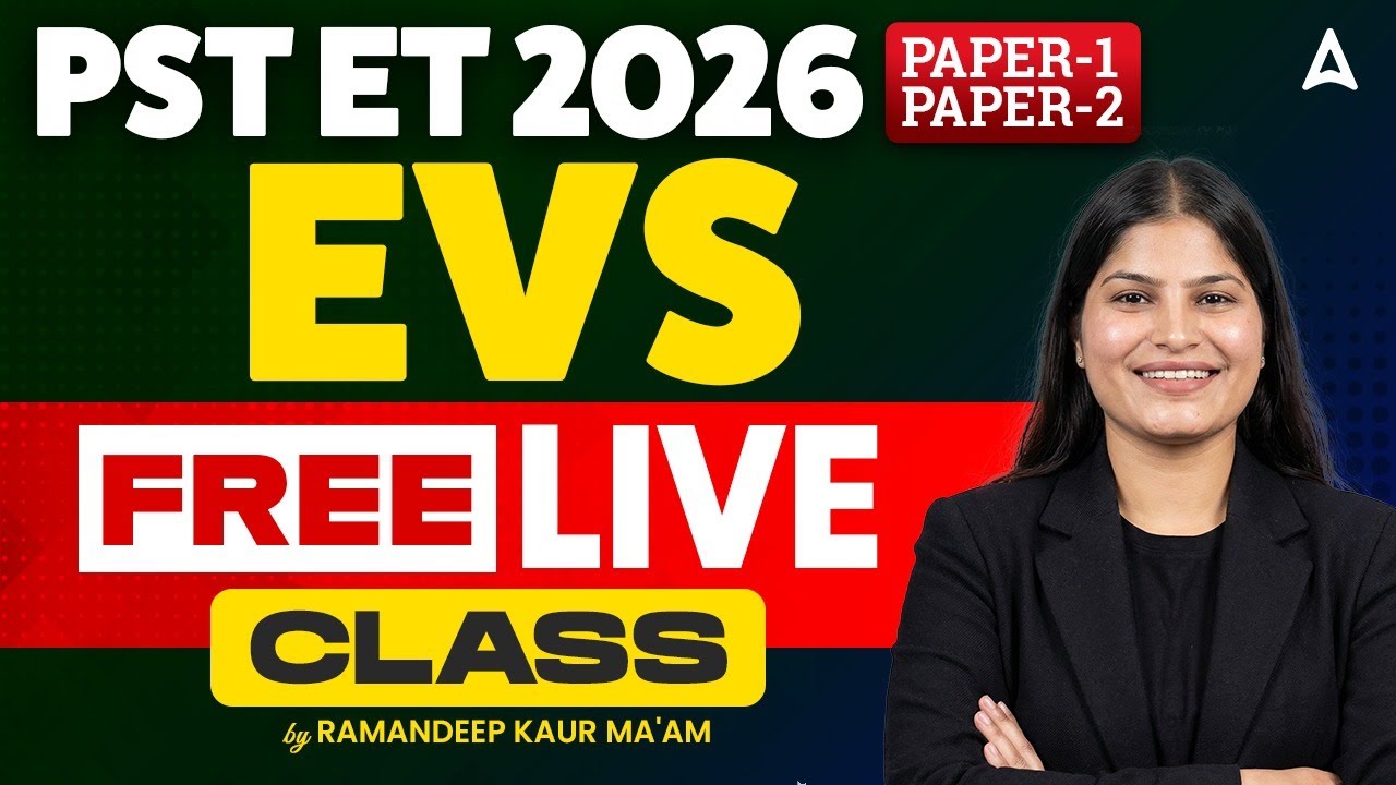 PSTET EVS Preparation 2026 | PSTET EVS Paper 1 & 2 | EVS Class By Ramandeep Ma'am