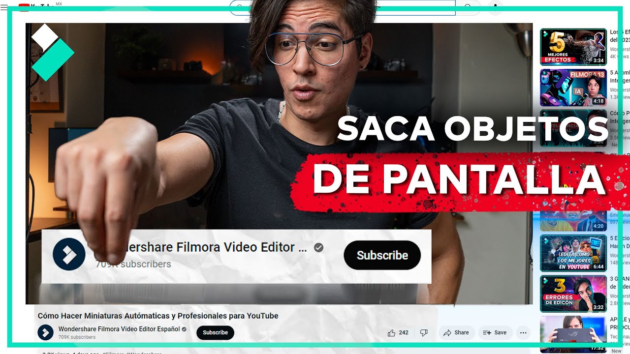 Impresionante Efecto Sacar Comentario de la Pantalla