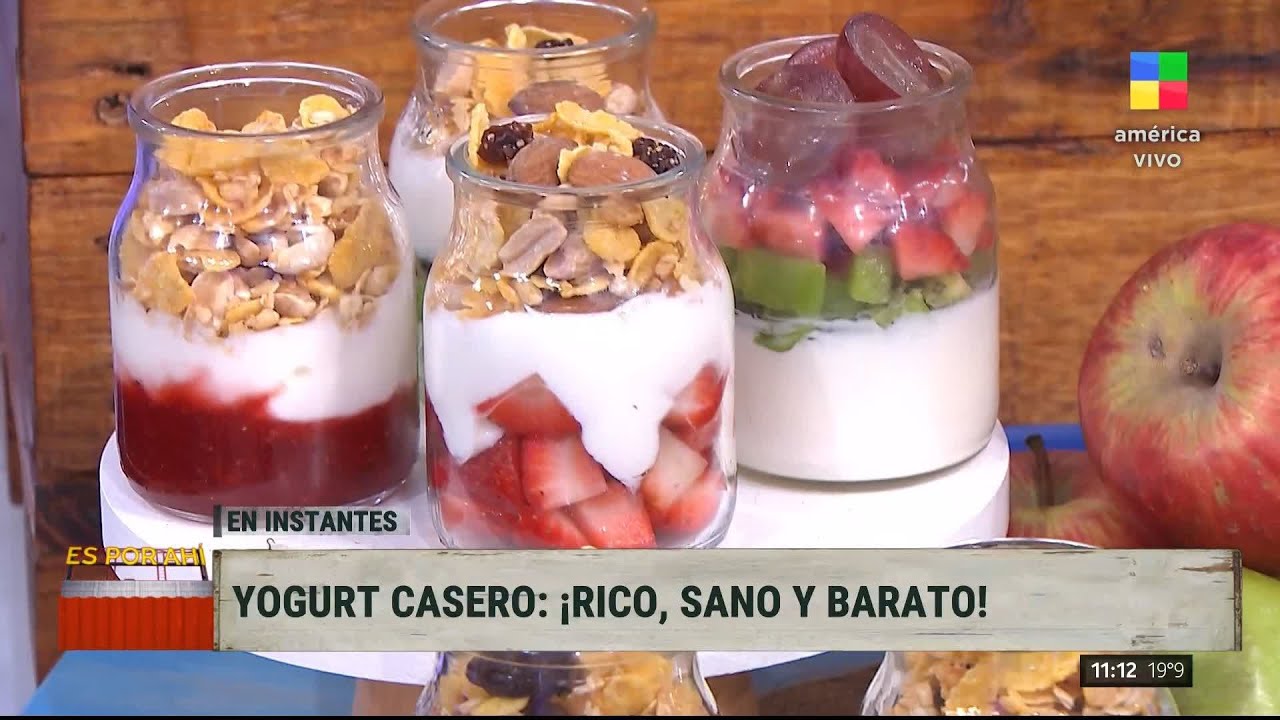 Chantal Abad enseña a hacer yogurt casero: ¡rico, sano y barato!