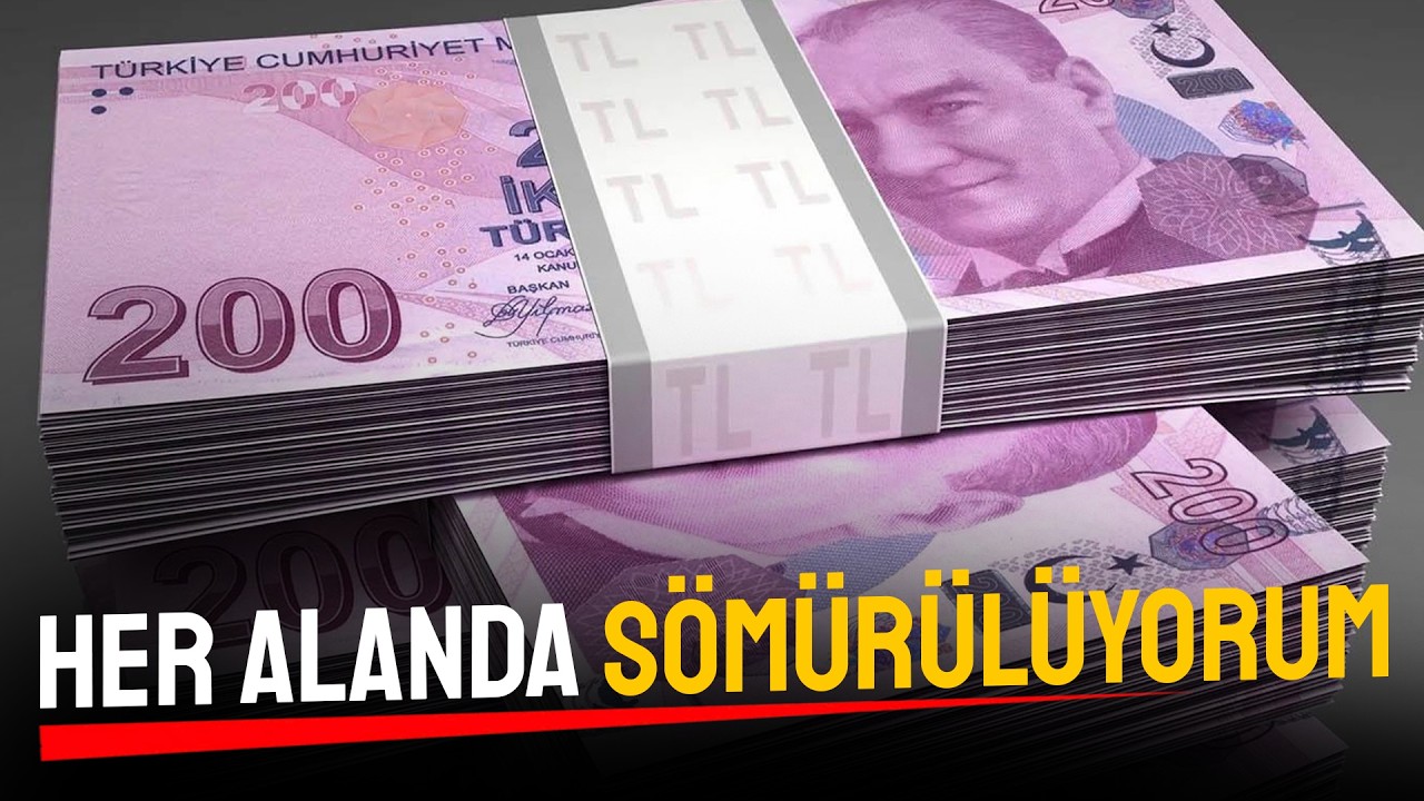 ÇOK CİDDİ EKONOMİK SÖMÜRÜLÜYORUM