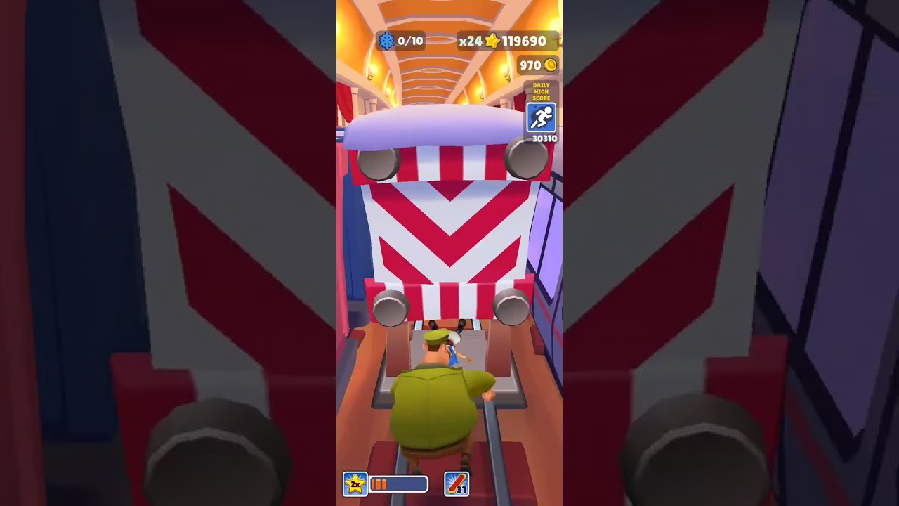 Subway Surfers || Gameplay || No commentary || Background for studying || ASMR || 7 mins gameplay
