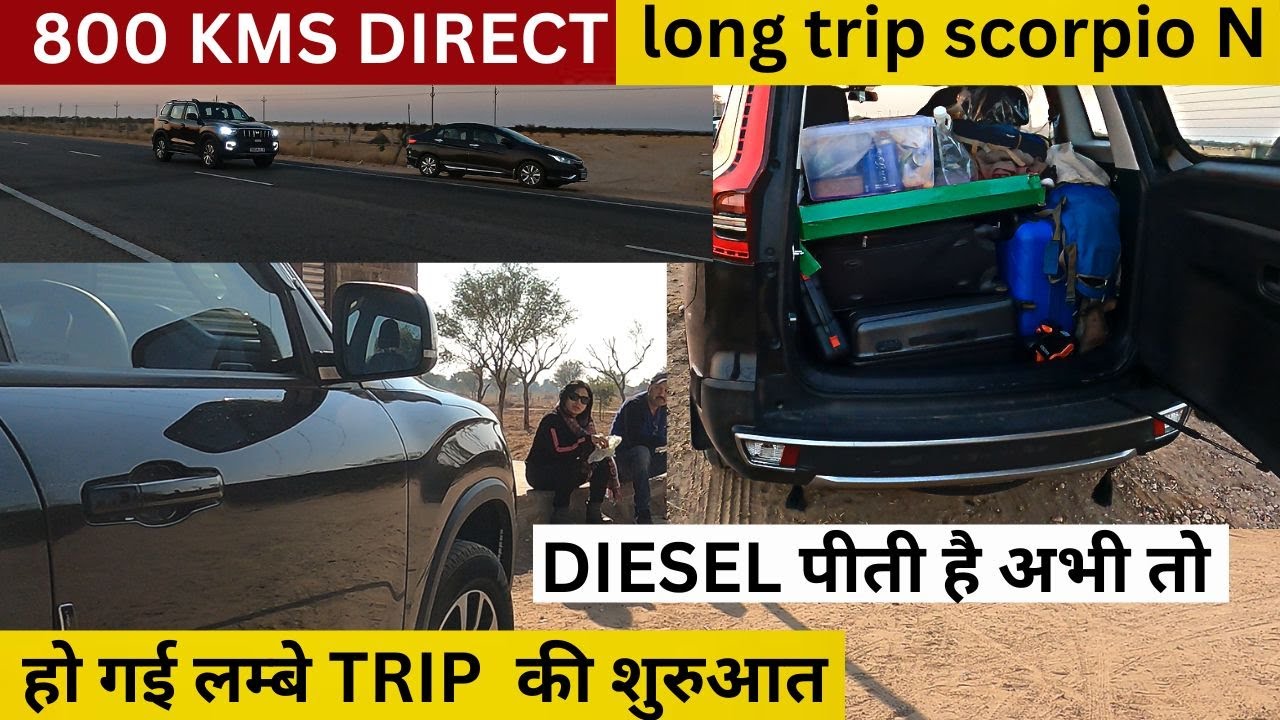 gurgaon to Jaisalmer in Scorpio N nonstop (route detail) family road trip