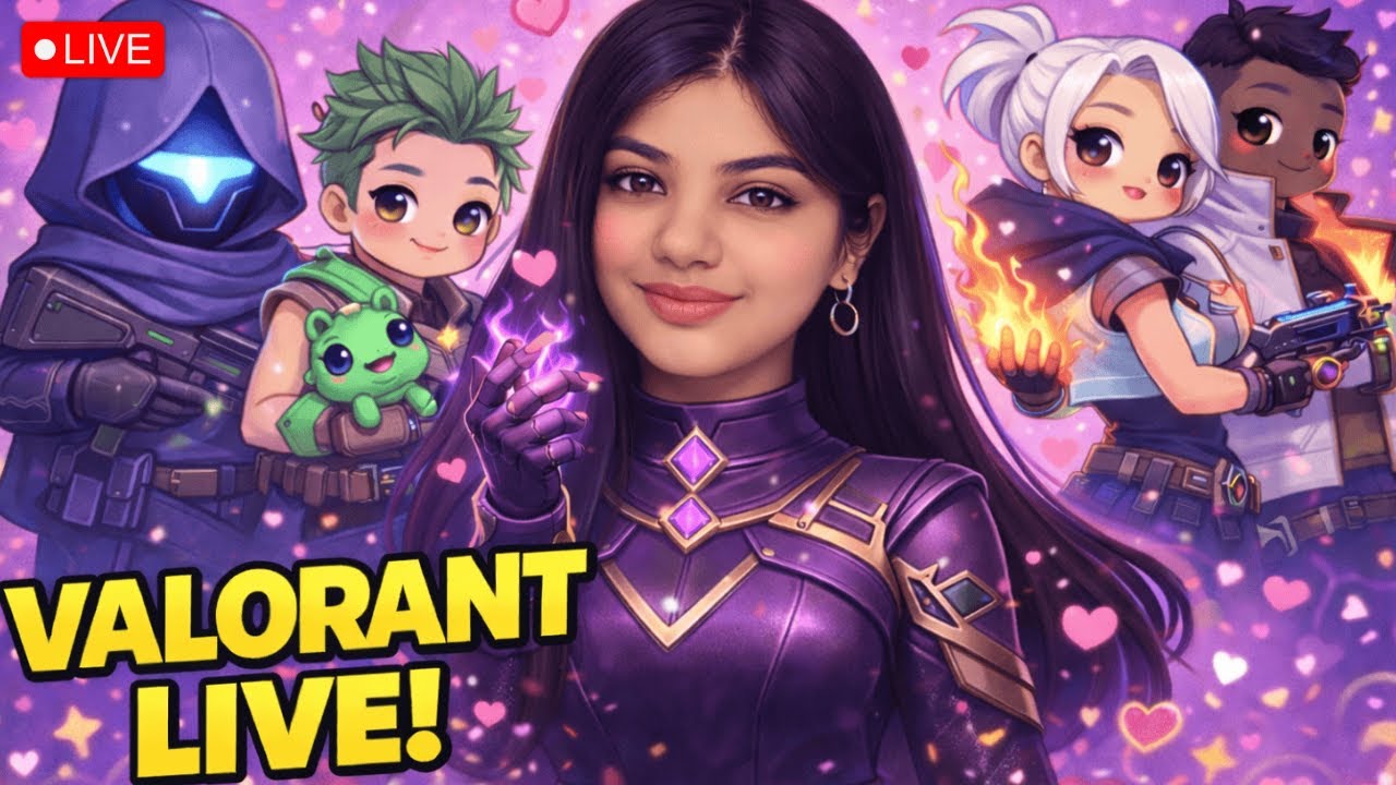 Girl Gamer Learning Valorant | Noob → Pro? | Join my journey #girlgamer #valorantindia #livestream