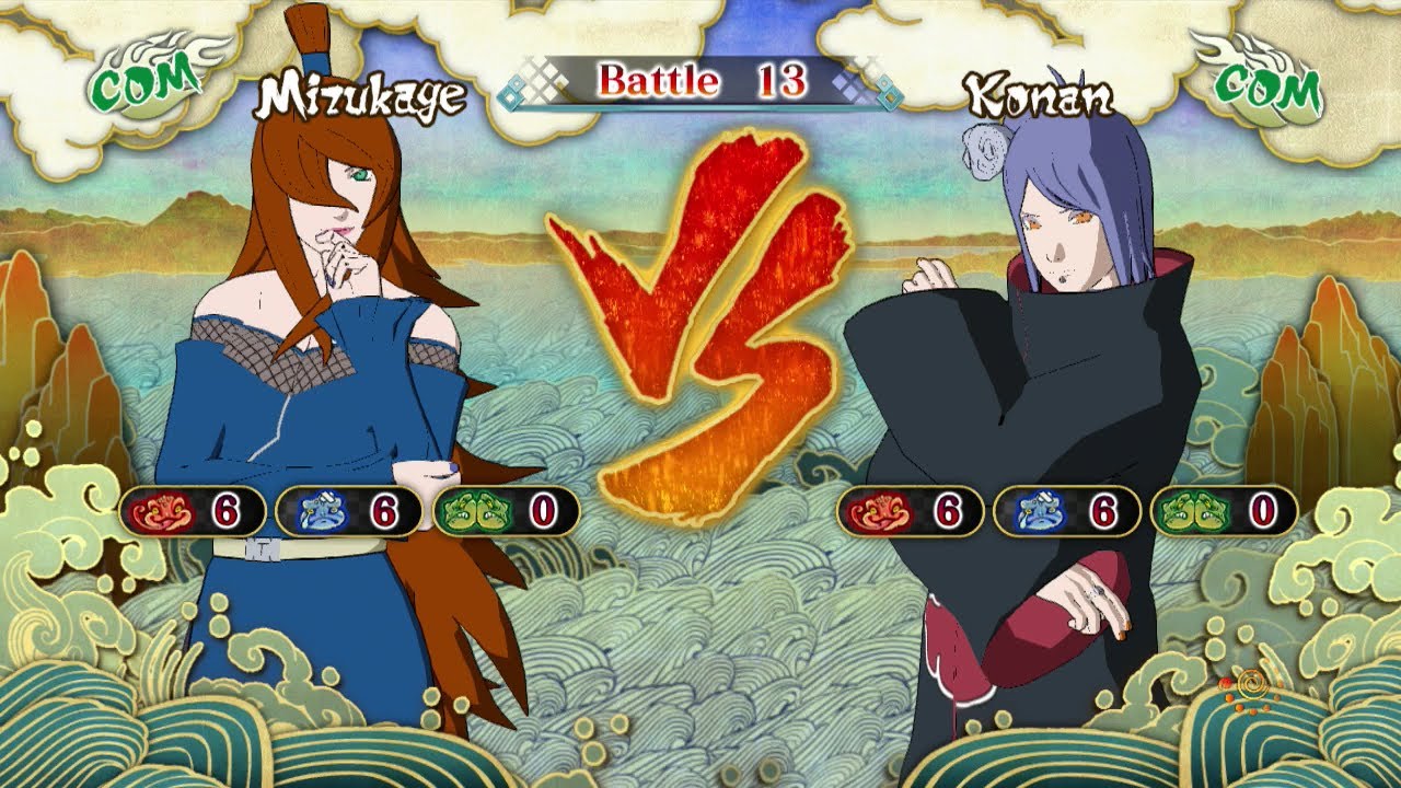 Naruto Shippuden: Ultimate Ninja Storm 3, Mei Terumi (Mizukage) VS Konan!