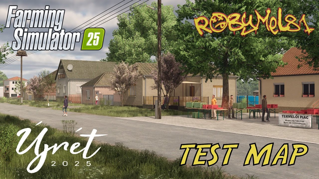 &Uacute;jr&eacute;t 2025  - TEST MAP - FARMING SIMULATOR 25