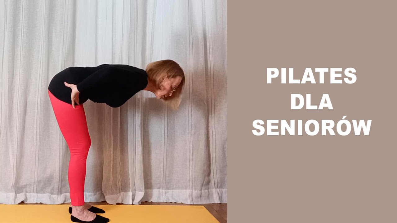 Pilates dla seniorów - dla seniorki i seniora, rozgrzewka z elementami ćwiczeń wzmacniających