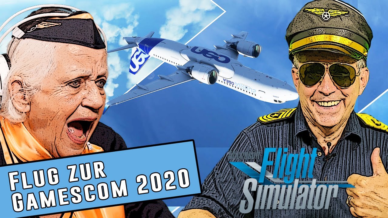 Wir fliegen selber zur Gamescom 2020 | Flight Simulator | Senioren Zocken!!!