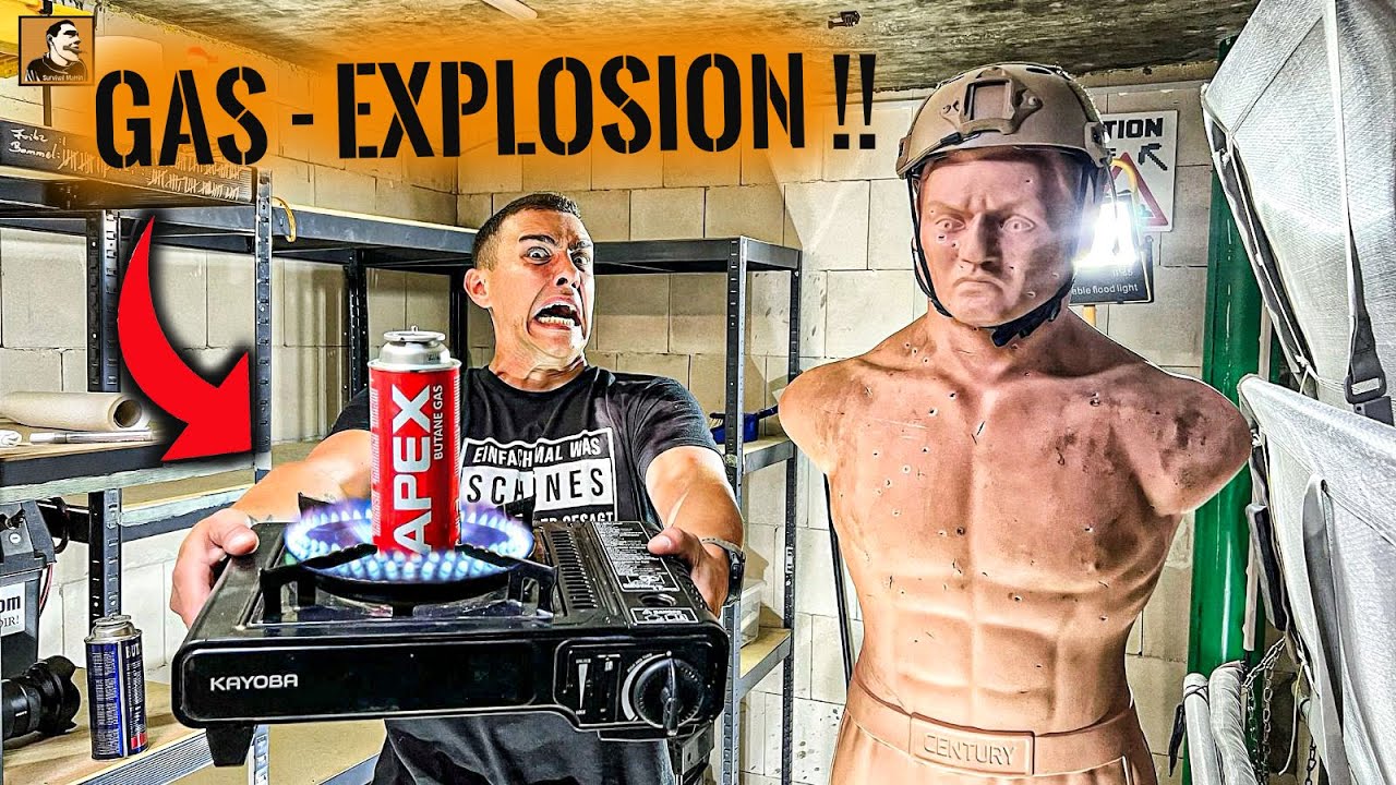 Wir sprengen den Bunker mit einer GAS-EXPLOSION - Was passiert? | Survival Mattin