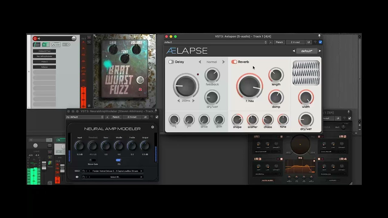 Free Delay / Reverb Plugin - ÆLAPSE (aelapse) by Smiarx