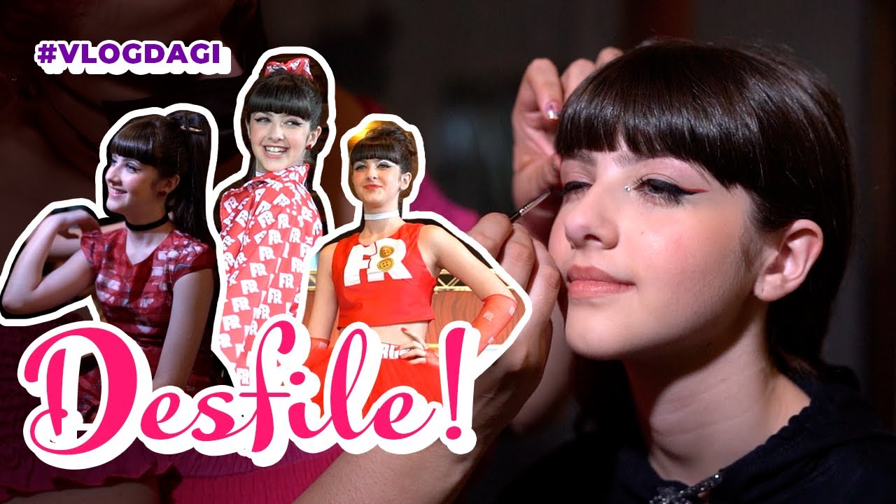 GIOVANNA ALPARONE MOSTRA BASTIDORES DO DESFILE #VLOGDAGI