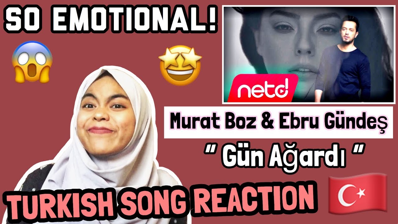 SO EMOTIONAL ! TURKISH SONG REACTION ! (Murat Boz & Ebru Gündeş - Gün Ağardı)