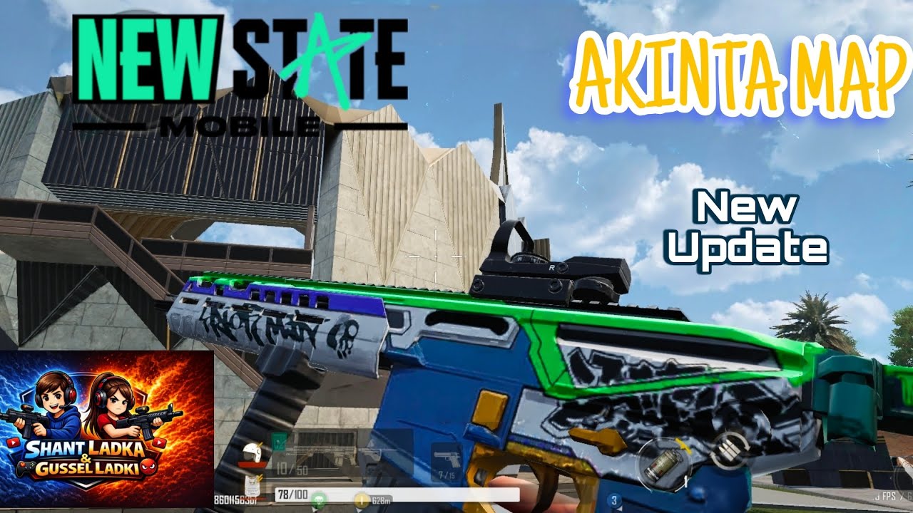 PUBG NewState Mobile Update | Akinta Map is so realistic | Real Players | Shant Ladka(No commentary)