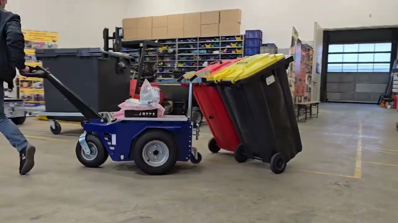 Mülltonnen und Müllcontainer schnell und einfach verfahren #Waste Management #Abfallwirtschaft