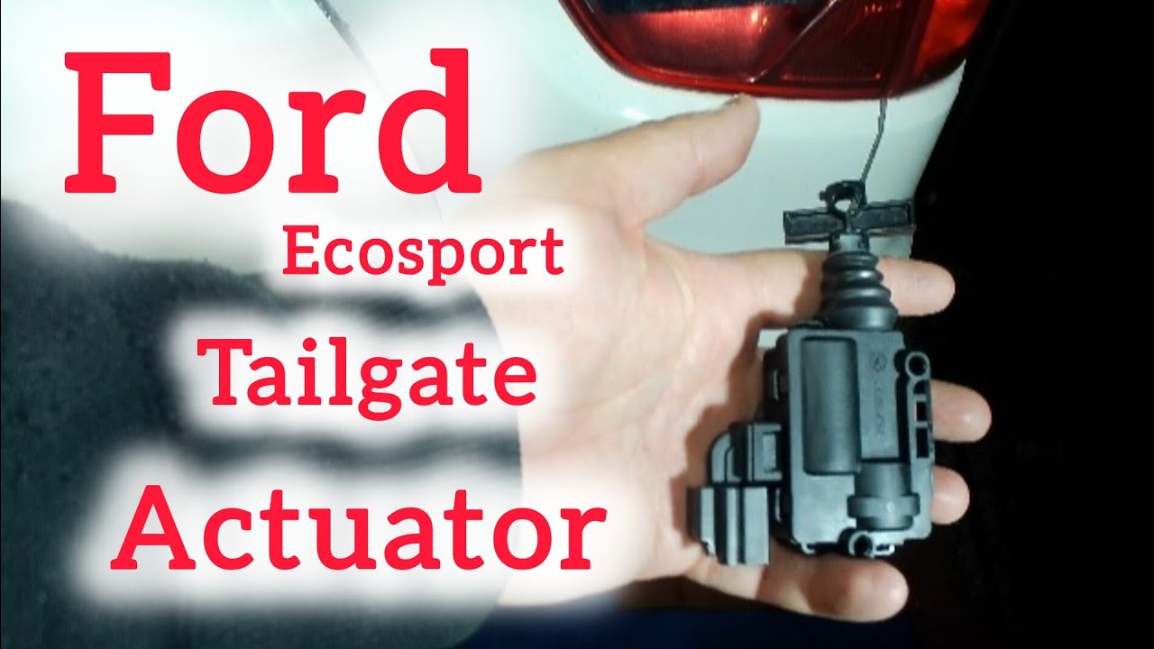 How to Replace Tailgate Actuator Ford Ecosport #Ford #Ecosport #rear gate lock