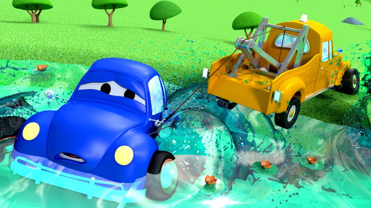 Tom de takelwagen Nederlands 🚗  De grote Vis  🚗 Autostad 🚗 Takelwagen Cartoons voor kinderen