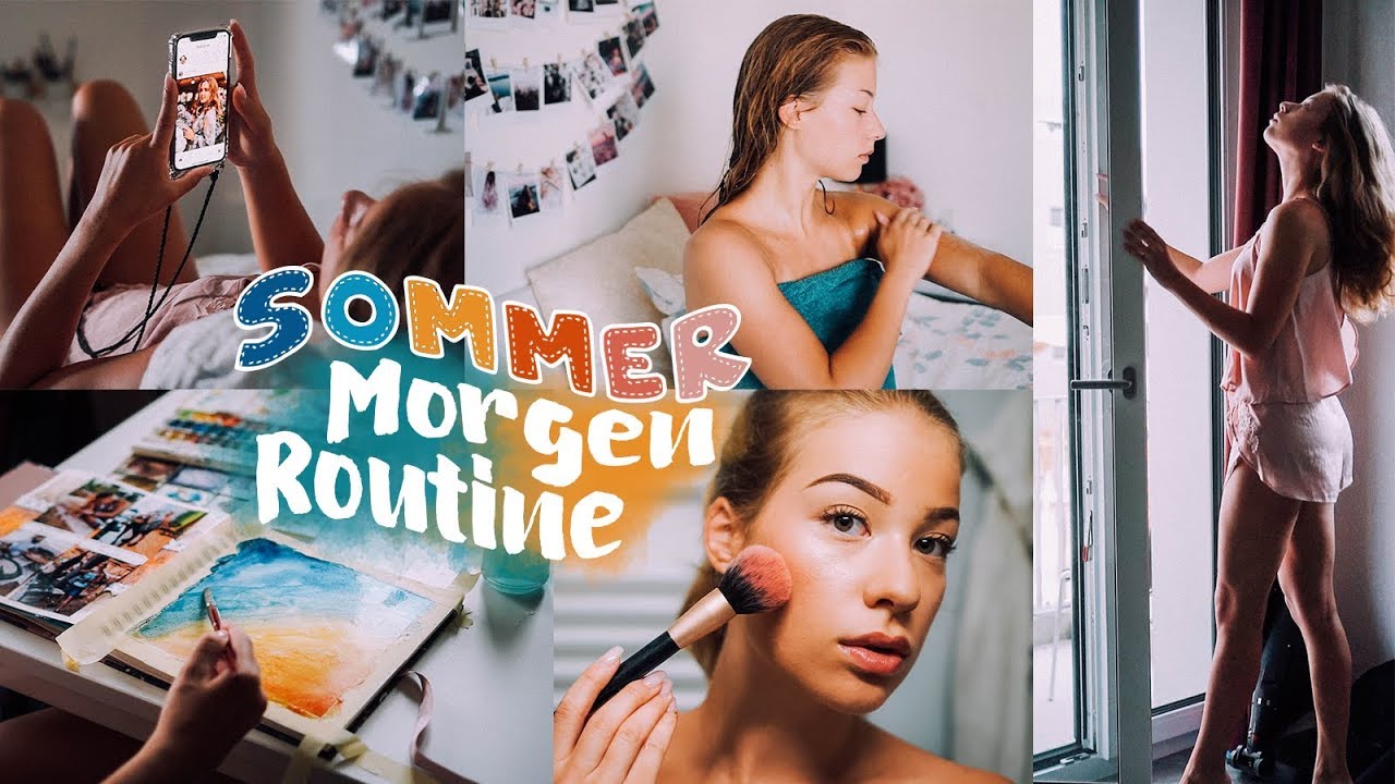 SOMMER MORGENROUTINE 2019 - Frühstück, Sport, Daily Make Up // JustSayEleanor