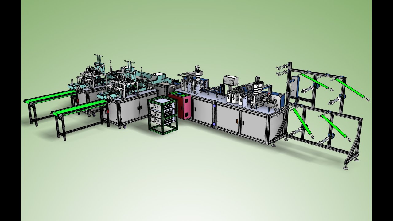 Fully Automatic Fish Type Folding Mask Making Machine