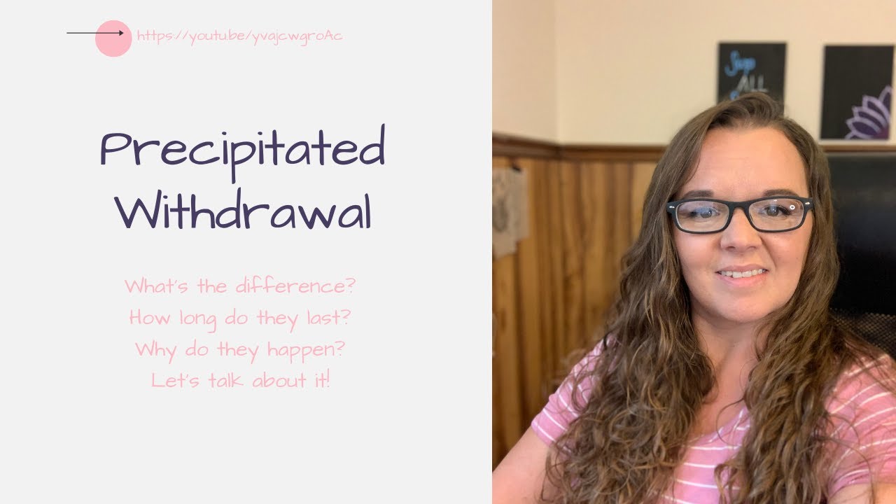 PRECIPITATED OPIOID WITHDRAWALS | What are they? Can you stop them? Let's talk about it!