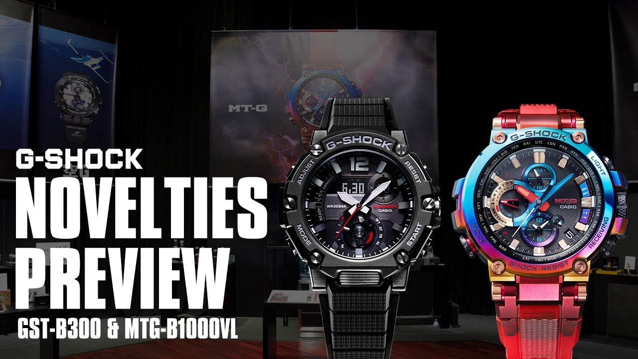 Novelties Preview: G-STEEL GST-B300 & MTG-B1000VL