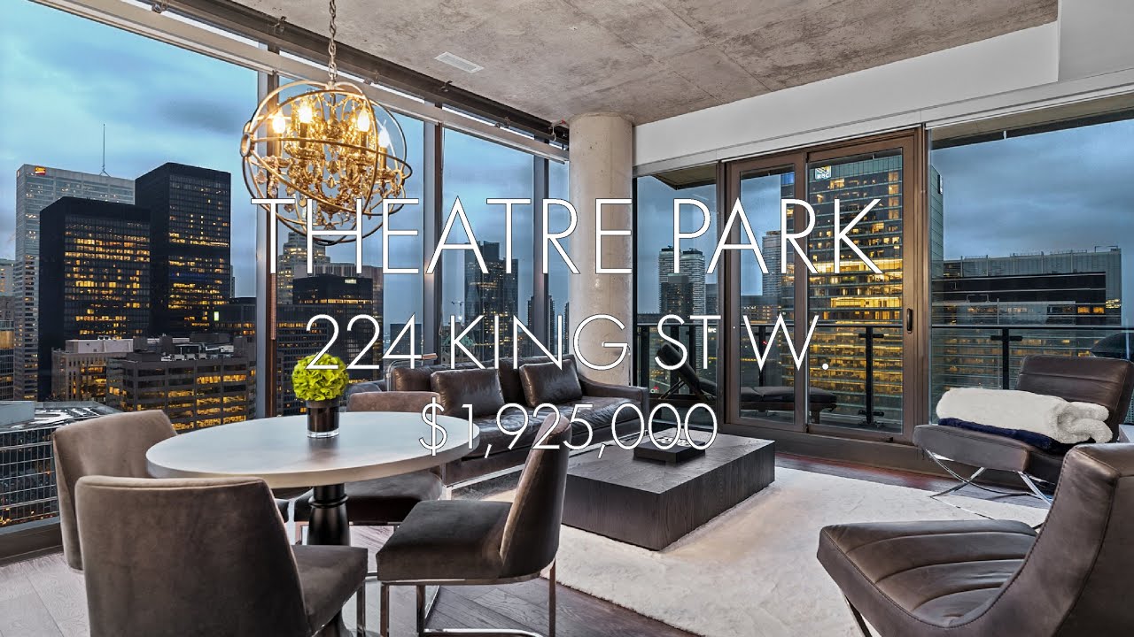Theatre Park | 224 King St W. Suite 3803 | $1,925,000 | Luxury Toronto Real Estate