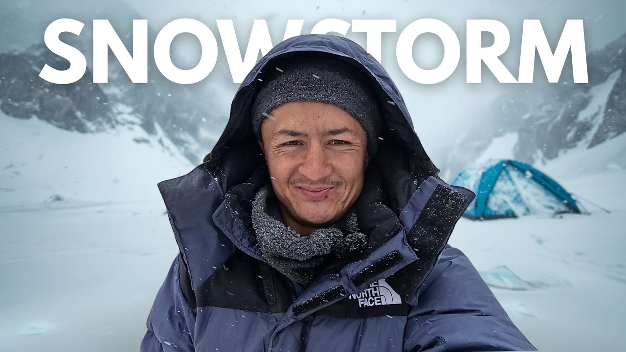 CAMPING in a Blizzard - Winter SNOWSTORM || Camping in Heavy Snow