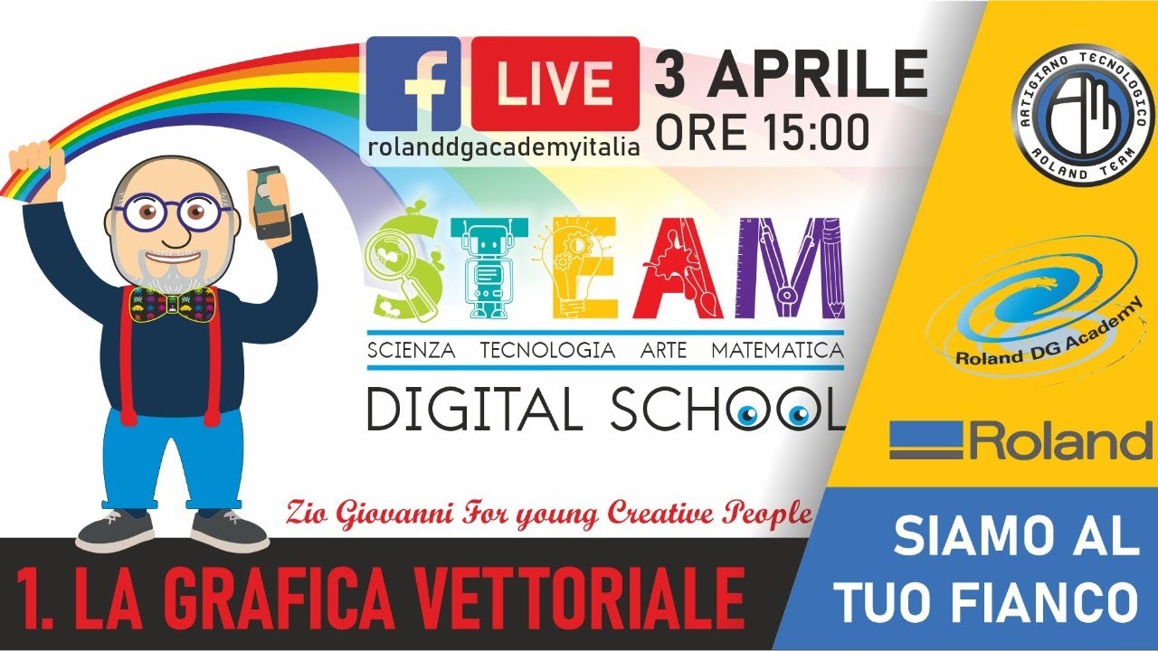 STEAM Digital School: 1. La grafica Vettoriale