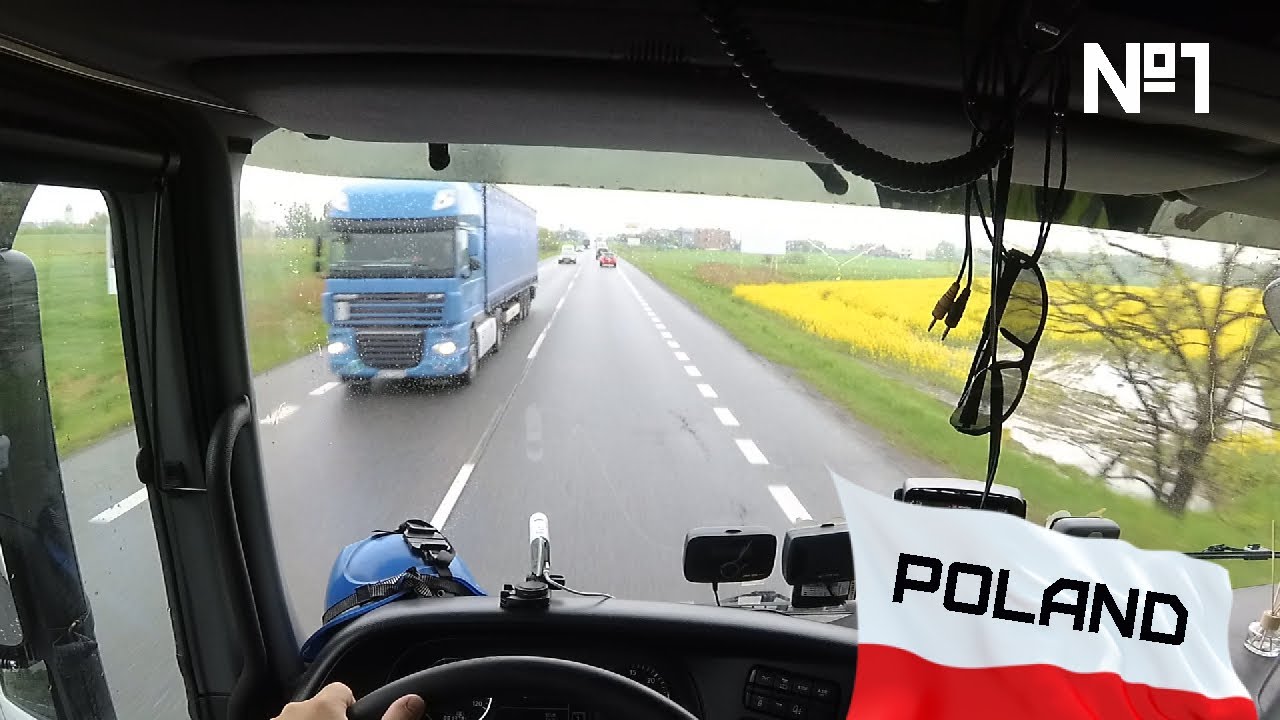 POV Truck Driving Mercedes Actros MP3 440 #1 | Driving and Unloading in Poland