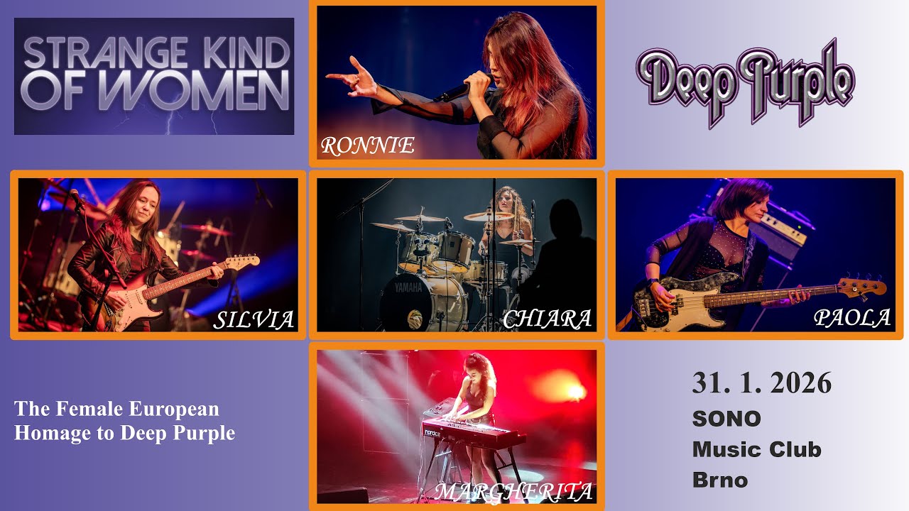 Deep Purple Tribute * Strange Kind of Women * Black Night * Brno, Czechia, 2026, January 31