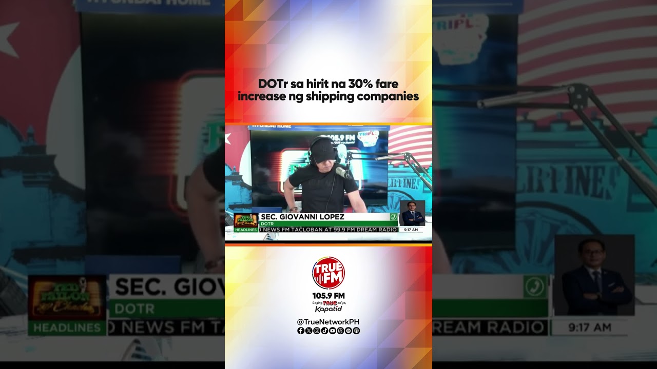 DOTr sa hirit na 30% fare increase ng shipping companies | Ted Failon & DJ Chacha