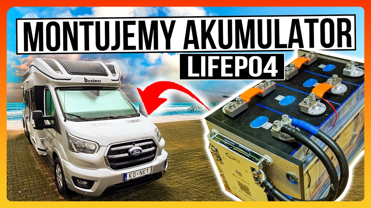 Montujemy Akumulator LiFePO4 Do Kampera !