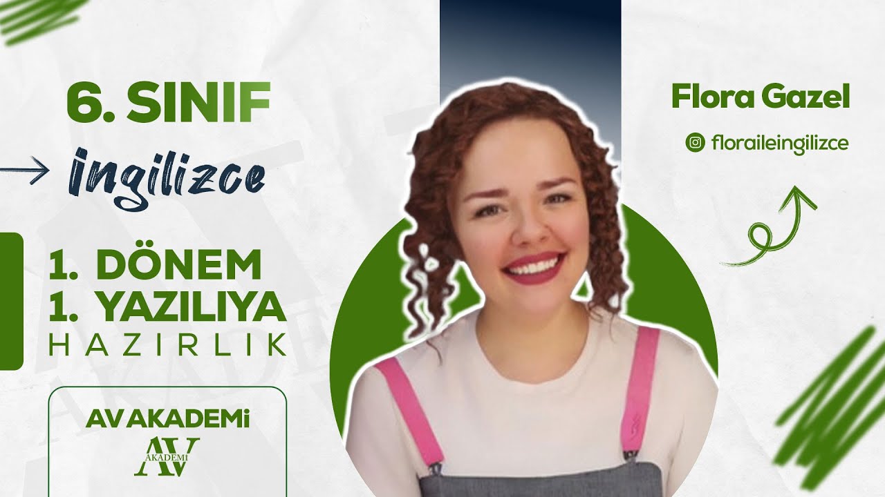 Av Yayınları | 6.Sınıf İngilizce 1.Dönem 1.Yazılıya Hazırlık 2025-2026