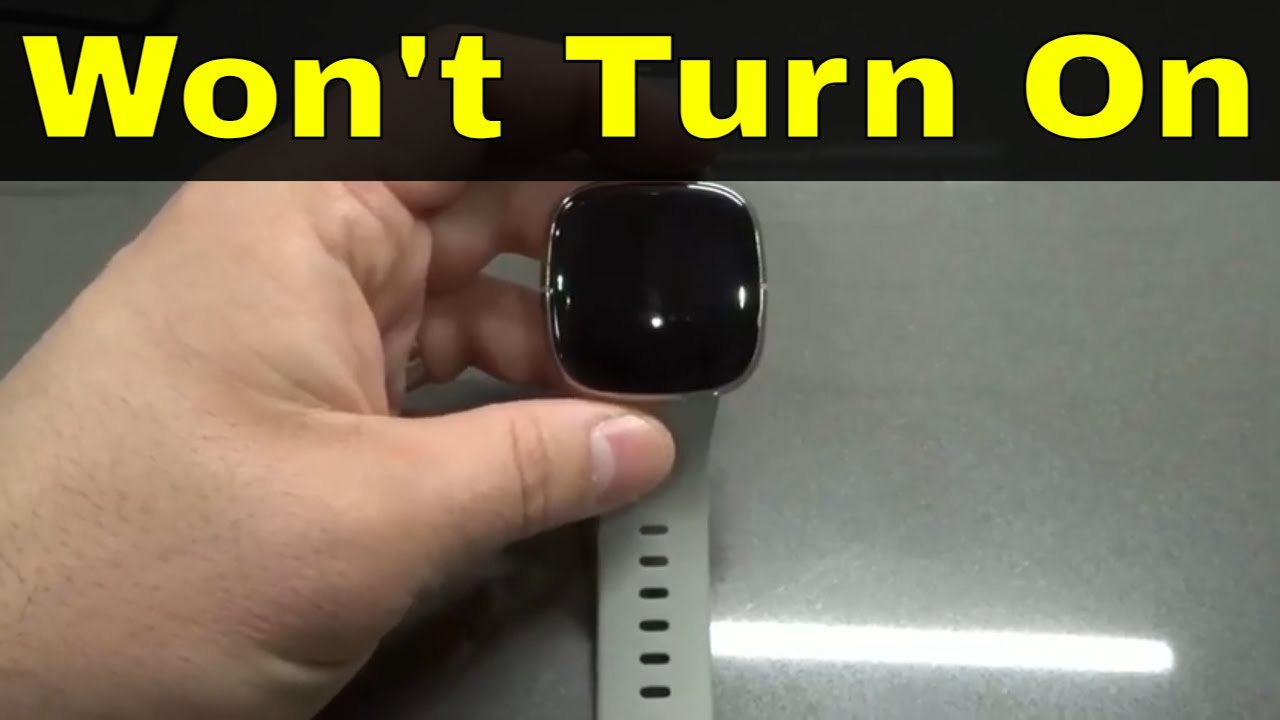 Fitbit Sense Won't Turn On-Easy Fixes