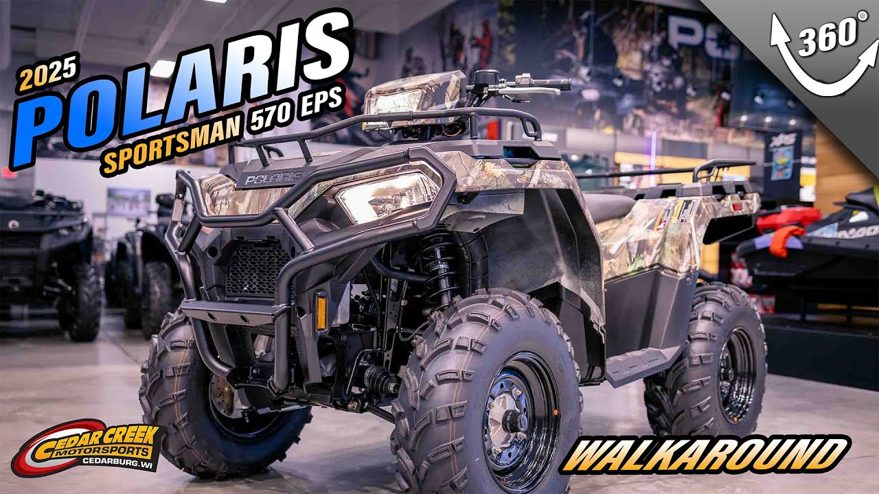 Walkaround | 2025 Polaris&reg; Sportsman 570 EPS Polaris Pursuit Camo