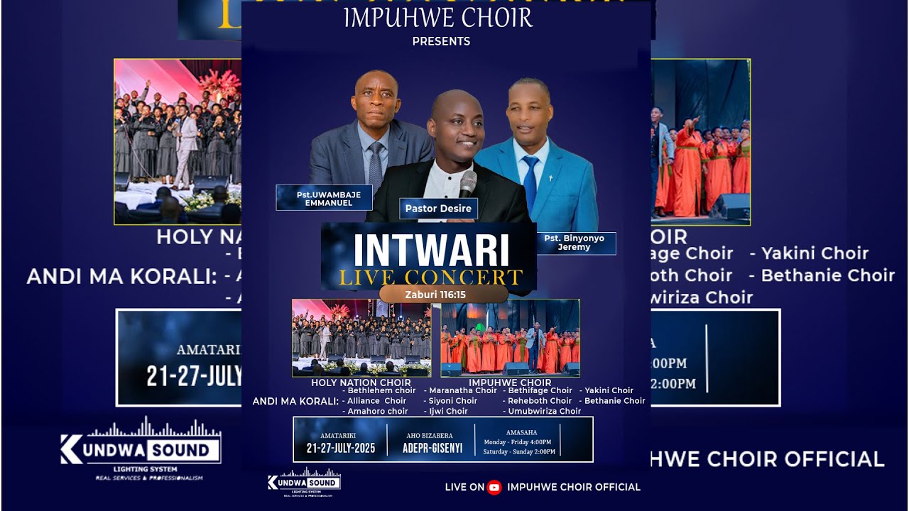 INTWARI LIVE CONCERT //IMPUHWE CHOIR ADEPR GISENYI // 07/27/2025
