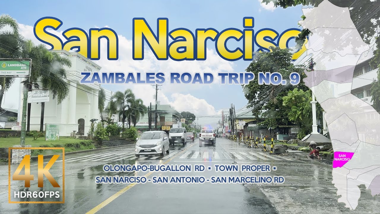 SAN NARCISO Zambales Rainy Road Trip | Philippines | 4K
