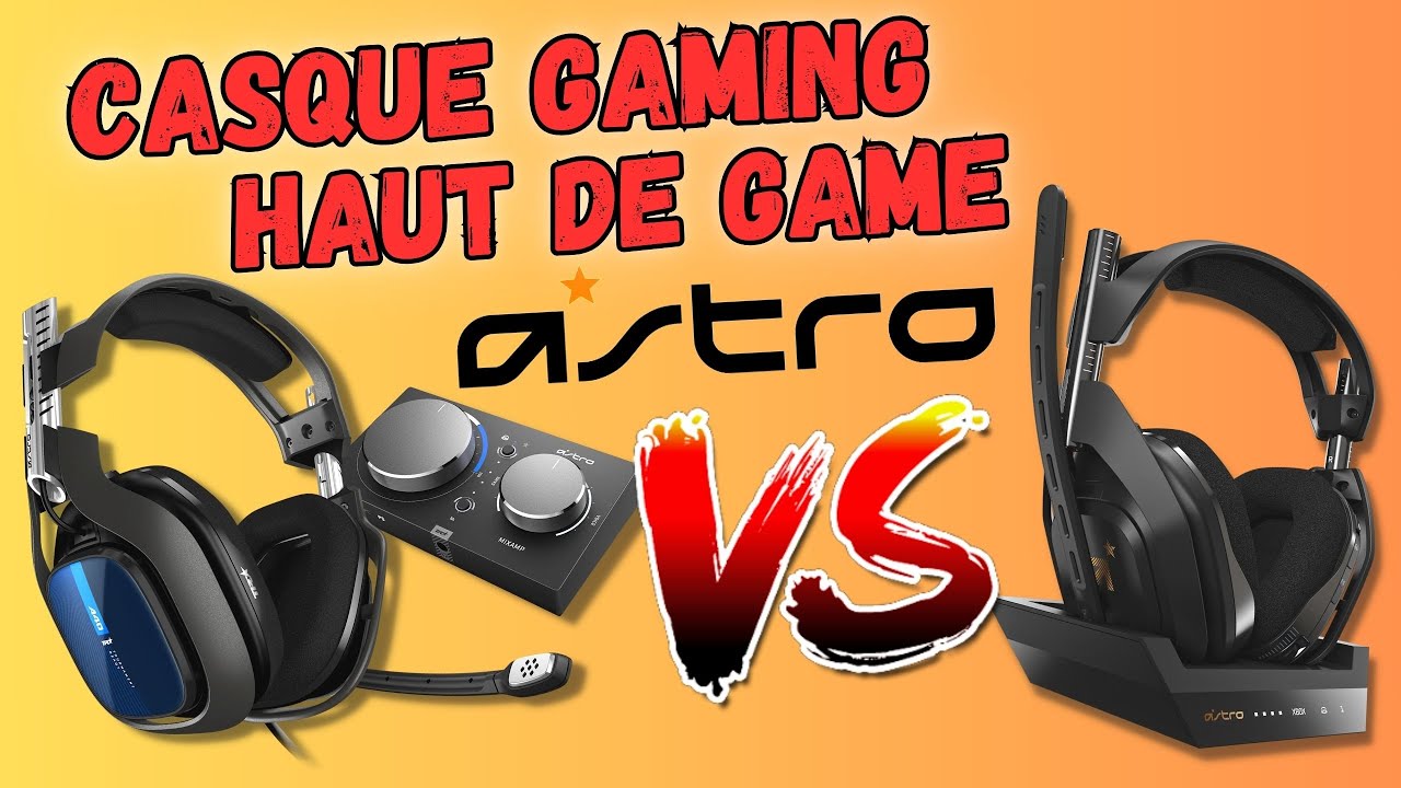 Astro A40 tr + Mixamp Pro VS Astro A50 Sans Fil, Casque Gaming Haut Game de chez Astro Gaming